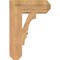 Ekena Millwork Balboa Craftsman Smooth Bracket, Western Red Cedar, 5 1/2"W x 18"D x 26"H BKT06X18X26BOA04SWR - alternate 2